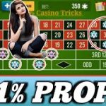 Roulette 101% Profit Strategy 🌹|| Roulette Strategy To Win || Roulette