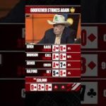 Doyle Brunson flops the NUTS 🥜 #thebiggame #brunson