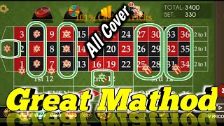 All Cover Roulette Great Mathis || Roulette 🤔Strategy To Win || Roulette