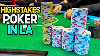 HIGH STAKES POKER IN LA’S BIGGEST CASINO! HUGE ANNOUNCEMENT | C2B Poker Vlog 179