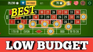 Best Low Budget Roulette System 🌹🌹|| Roulette Strategy To Win || Roulette Tricks