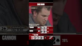 Amateur Poker Player BEATS PRO 🤯 #loosecannon #ScottSeiver