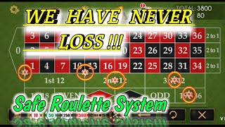 Safe Roulette System 🤔| We Have Never Loss!! | Roulette Strategy To Win | Roulette