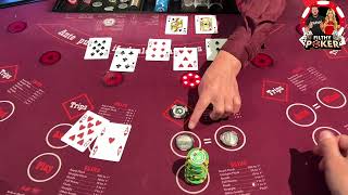 1ST HAND STRAIGHT! ULTIMATE TEXAS HOLDEM HIGH LIMIT!