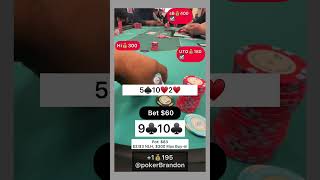 910 s – AA – #pokerbrandon #poker #pokerstrategy  #pokerreels #pokertips #AA