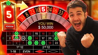 WINNING $50,000 ON XXXTREME LIGHTNING ROULETTE!!!