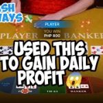 BACCARAT | I JUST USED THIS PATTERN AND I GAIN DAILY PROFITS💵💸 | GCASH GIVEAWAYS description box👇👇
