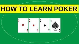 Poker for beginners – How to learn Poker yourself