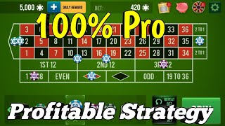 100% Pro Profitable Roulette Strategy 🌹 || Roulette Strategy To Win || Roulette Tricks