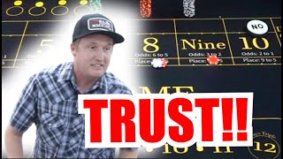 🔥TRUST!!🔥 30 Roll Craps Challenge – WIN BIG or BUST #271