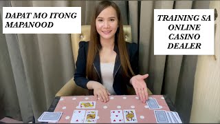 Paano ang training sa online casino dealer (Philippines)