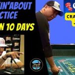 Vegas in 10 days!  Craps Toss and Strategy Practice with a $1000 Bankroll. Crapsee Code: J3M9T6