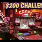 BUBBLE CRAPS FUN!!! – $200 CHALLENGE! 44 –  Live Casino Craps