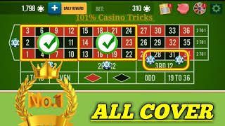 NO. 1 ALL COVER ROULETTE 👌 || Roulette Strategy To Win || Roulette