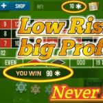 Low Risk Big Profit Roulette Best Trick 🌹🌹 || Roulette Strategy To Win || Roulette