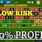 LOW RISK 100% Profite 🌹🌹|| Roulette Strategy To Win || Roulette Tricks