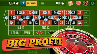 Roulette Big Profit 🌹|| Roulette Strategy To Win || Roulette Tricks