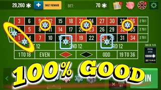 100% Good Strategy 🌹 || Roulette Strategy To Win || Roulette
