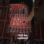 craps table Horn bet explained in 20 seconds.#casino #betting #money #profit