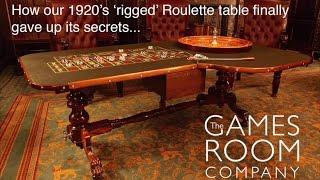 Rigged Roulette table gives up its secrets