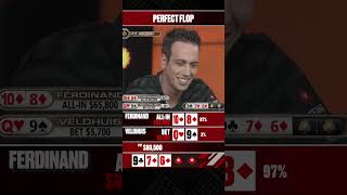 Straight Flush gives Ferdinand a Big pot! #TheBigGame #lexveldhuis