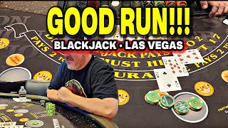 Blackjack • Fire start and good finish @ a Las Vegas Casino