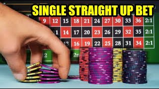 WIN, WIN, WIN AND WIN | Single Straight Up Bet | ROULETTE BETTING TIPS