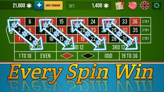 Every Spin Win🌹 || Roulette Strategy To Win || Roulette Tricks