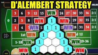 No Loss D’Alembert Strategy | VERY GOOD | Roulette System Reviews