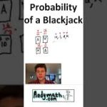 Probability of Getting a Blackjack #Shorts