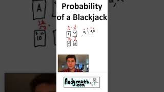 Probability of Getting a Blackjack #Shorts