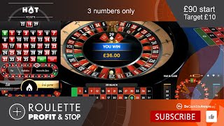 Roulette strategy to win | Hot number | Roulette Profit and Stop #roulette #roulettestrategytowin
