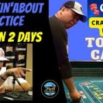 Vegas in 2 days!  Craps Toss and Strategy Practice with a $1000 Bankroll. Crapsee Code: U2A4Y7