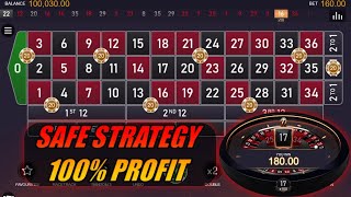 Very Safe Roulette Winning Strategy 👉 💯% Profit