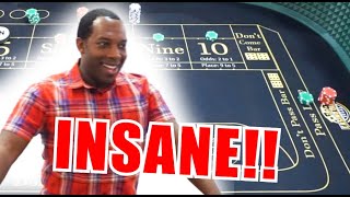 🔥INSANE BETS🔥 30 Roll Craps Challenge – WIN BIG or BUST #275