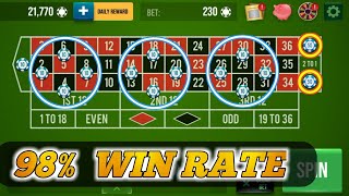 Roulette 98% Win Rate 👌 || Roulette Strategy To Win || Roulette Tricks