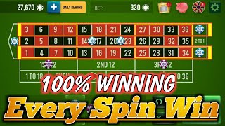 100% Winning Every Spin Win ❤|| Roulette Strategy To Win || Roulette Tricks