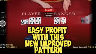 BACCARAT | IMPROVED 5TH & 6TH CARD, 6 & 8 CARD PATTERN | Easy 1k Profit💸💵 | Register for Free👇👇👇