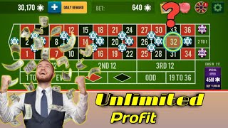 Roulette Unlimited Profit Strategy 💪 || Roulette Strategy To Win || Roulette Tricks