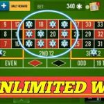 UNLIMITED WIN ROULETTE || Roulette Strategy To Win || Roulette