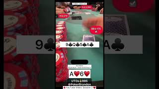 A6 o – tag team – #pokerbrandon #poker #pokerstrategy  #pokerreels #pokertips #AA  #pokerHands #aces