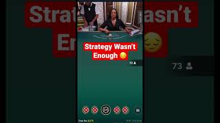 Why Blackjack Strategy Didn’t Work..#shorts #shortvideo #shortsvideo