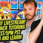 🔴 LIVE Video Poker Training! Learn To Play With The Jackpot Gents!