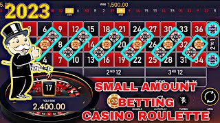 CASINO ROULETTE STRATEGY. SMALL AMOUNT BETTING CASINO ROULETTE GAME. NEW CASINO ROULETTE TRICKS