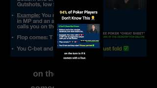 94% of Poker Players Don’t Know This 🤦