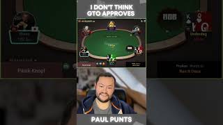 GTO does NOT approve this line. 🤡 #poker #pokerstrategy #shortsfeed