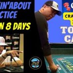 Vegas in 8 days!  Craps Toss and Strategy Practice with a $1000 Bankroll. Crapsee Code: X8C3G9
