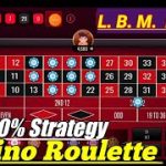 100% Strategy Casino Roulette 🌹|| Roulette Strategy To Win || Roulette Casino