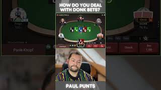 Confusing DONK bet spot. 🤨 #poker #pokerstrategy #pokerhands