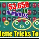 Amazing Strategy, $3,650 In 10 Minutes ♦ ROULETTE TRICKS TO WIN
